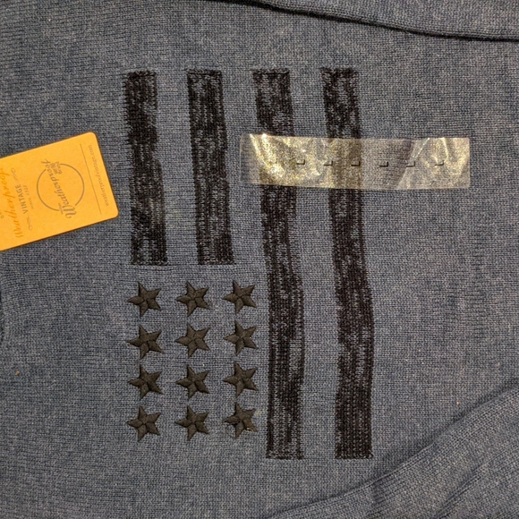 Weatherproof Men's Flag Hooded Sweater (NWT) - Picture 3 of 4